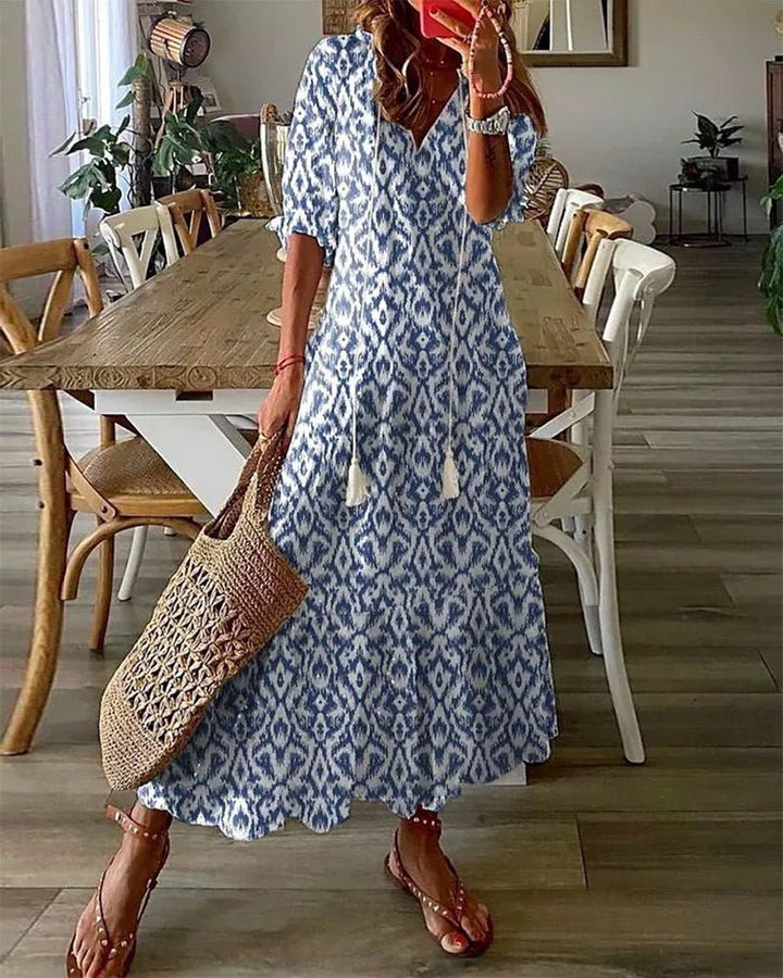 Niamh | Effortless Boho Style Midi Dress