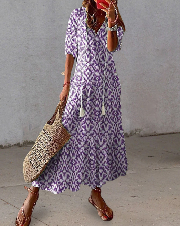 Brigid | Boho Dress with Tummy Cover