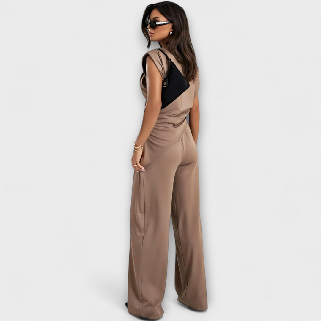Alva | Asymmetrical Set with Dramatic Shoulders