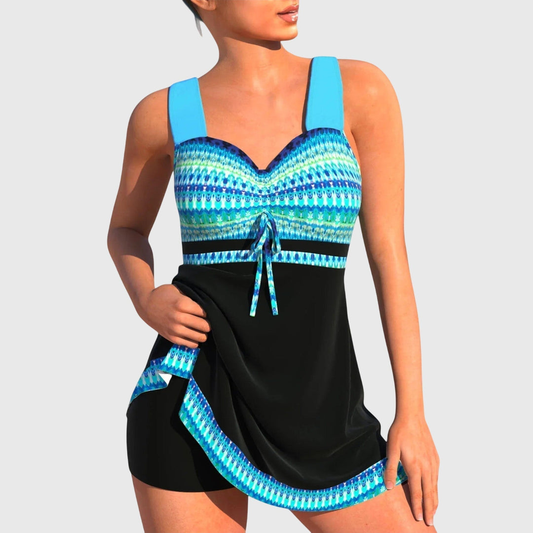 Cara | Colourful Two-Piece Swimsuit
