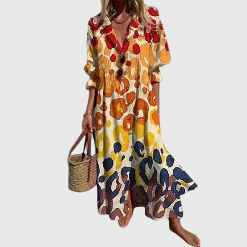 Sorcha | Elegant Bohemian Maxi Dress