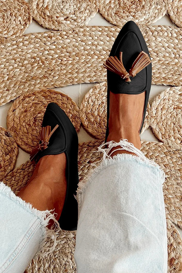 Eimear | Modern Fringed Loafers