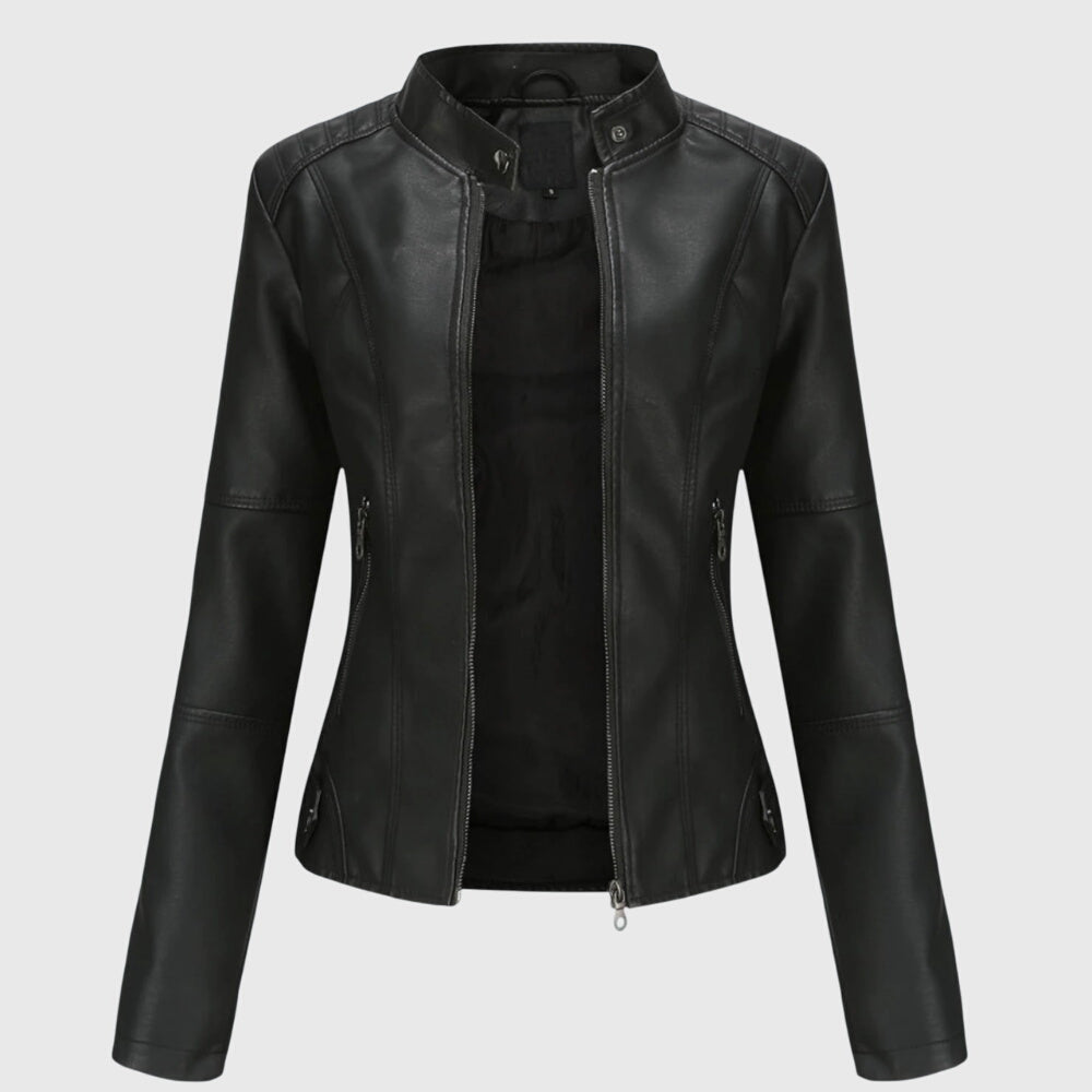 Saoirse | Elegant Leather Jacket for Women
