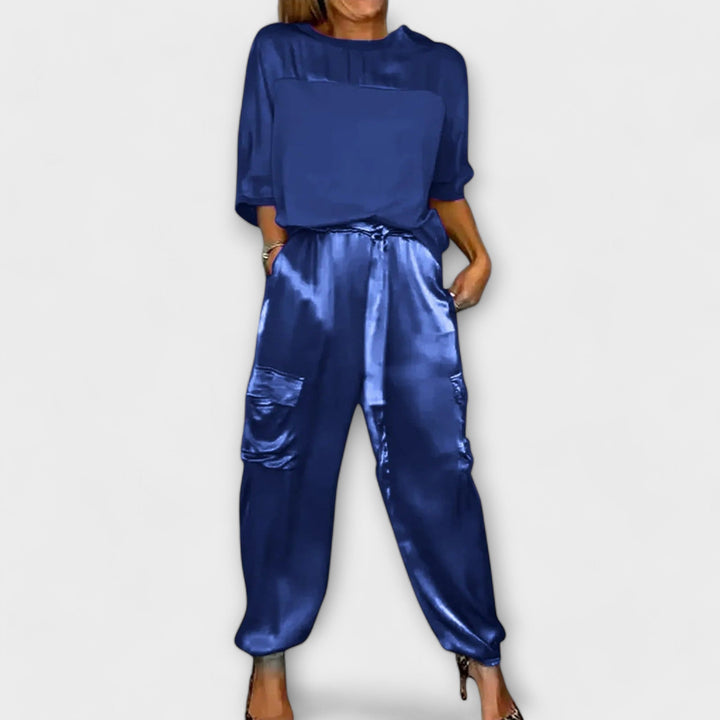 Aelish | Two-Piece Silk Set