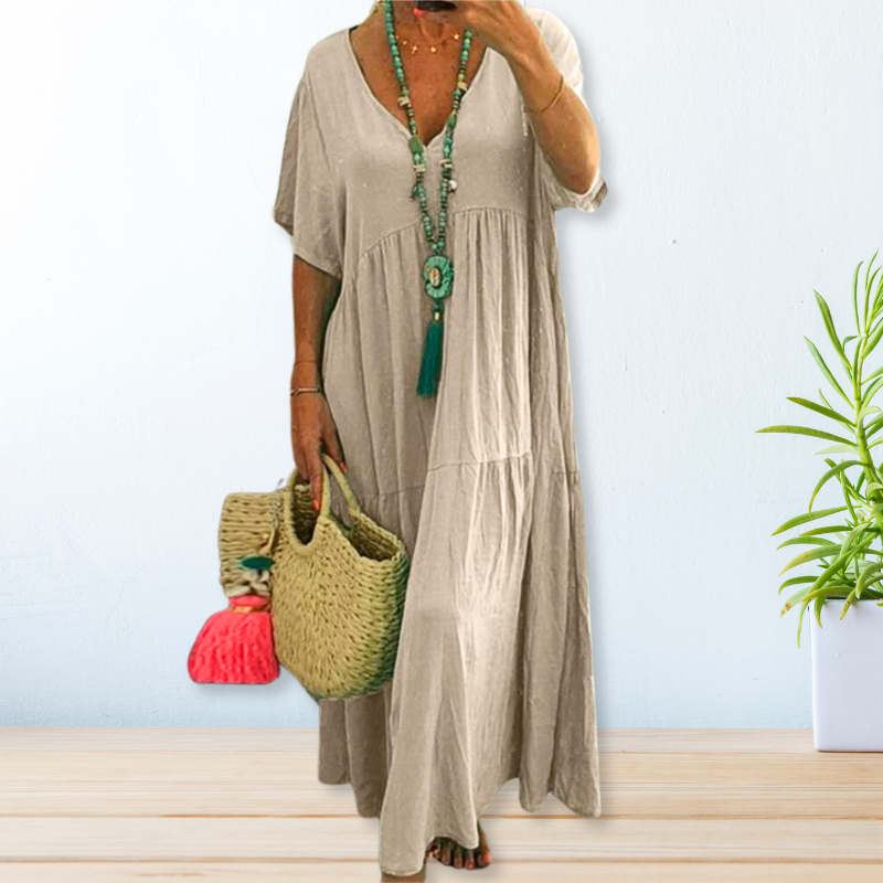 Aoife | Cotton Linen Dress