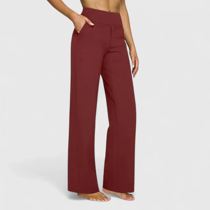 Deirdre | Elegant Straight-Leg Trousers