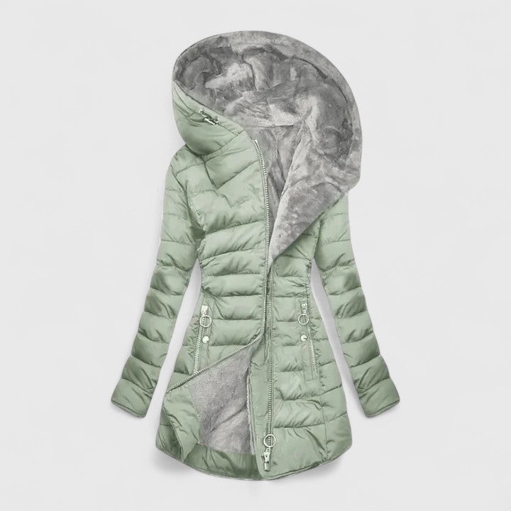 Nora | Comfortable Faux Fur Lined Coat