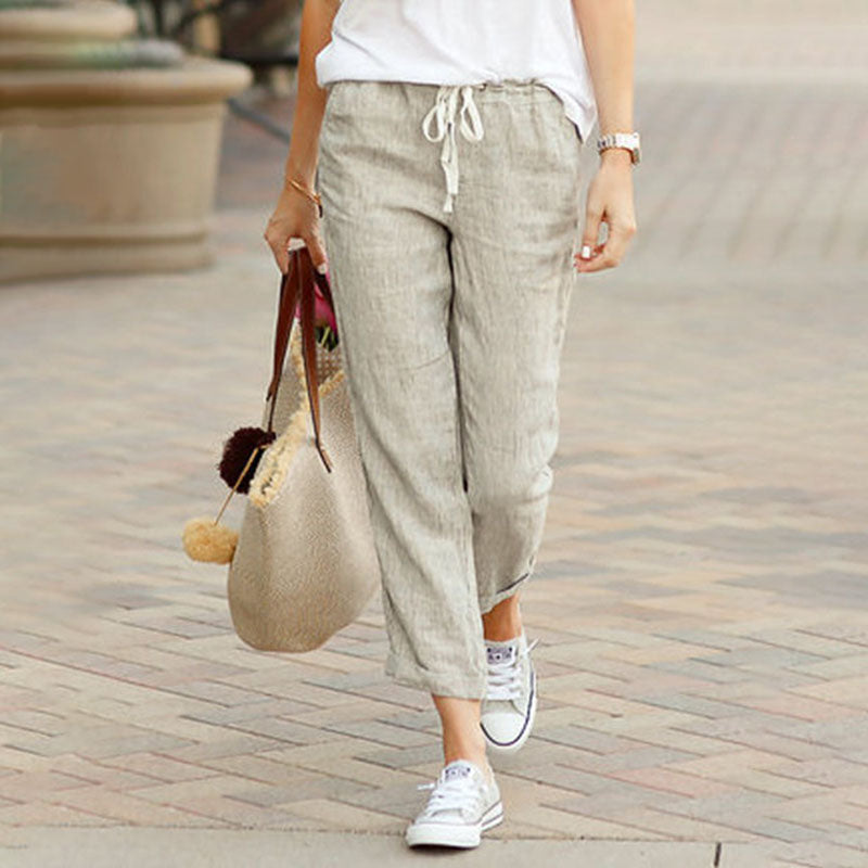 Cliona | Casual Drawstring Trousers
