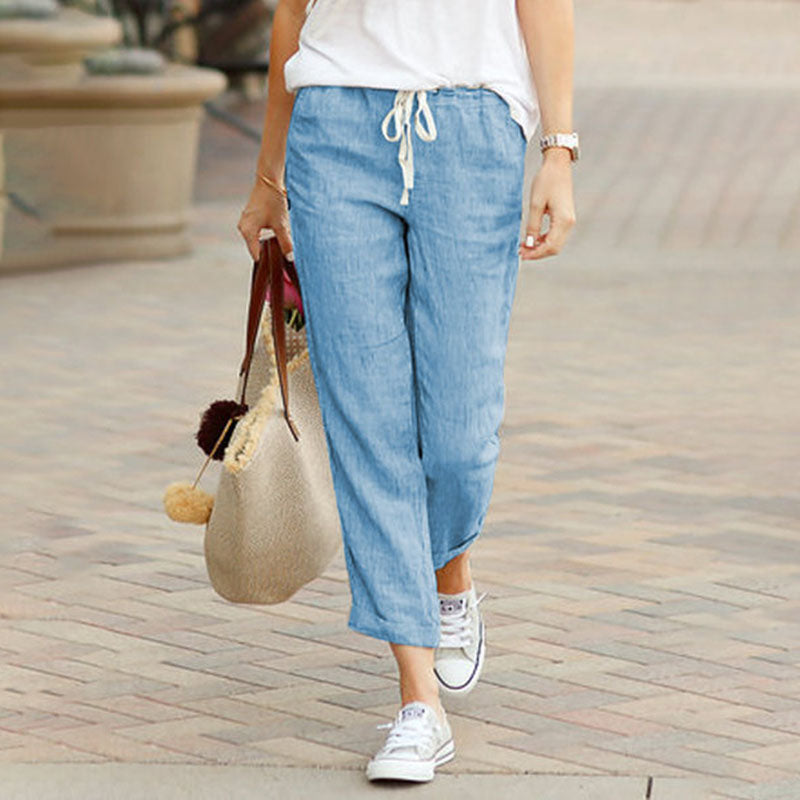 Cliona | Casual Drawstring Trousers