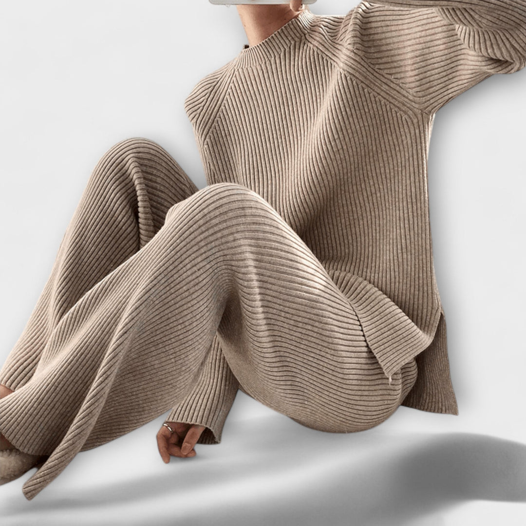 Eimear | 2-piece Cosy set in ribbed knit
