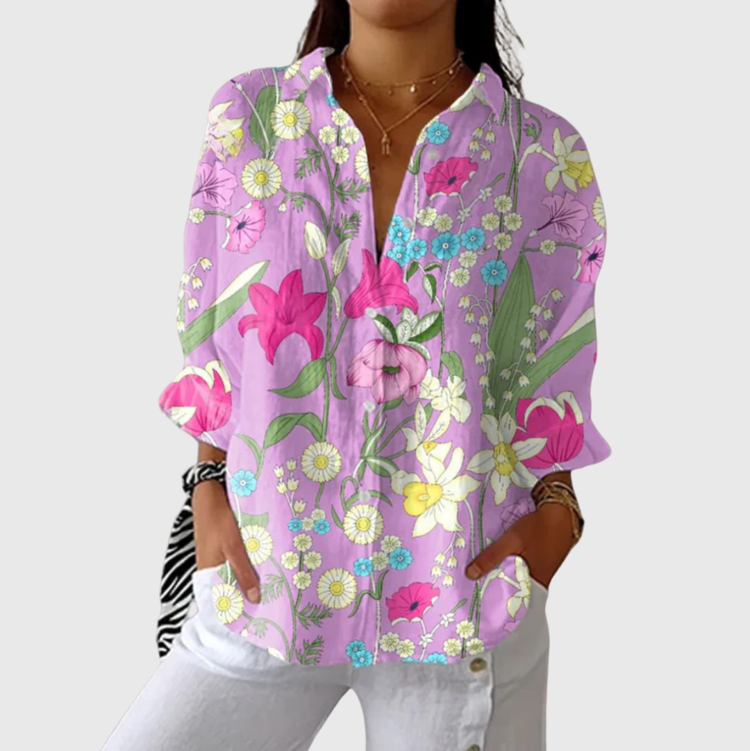 Ragnait | Lightweight Printed Blouse