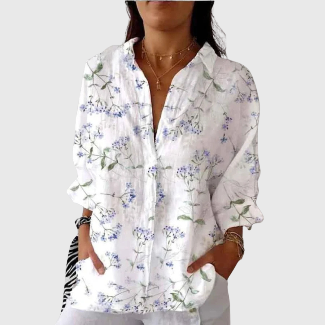 Niamh | Lightweight Printed Blouse