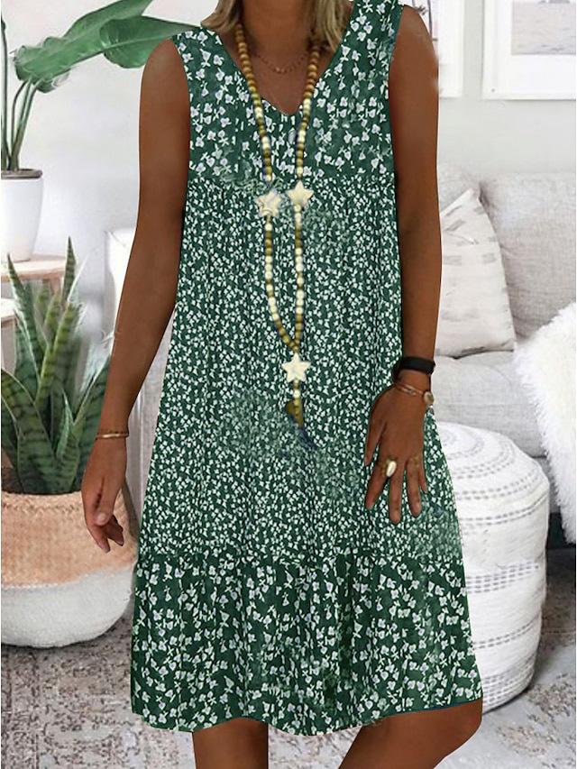 Aisling | Sleeveless V-Neck Dress
