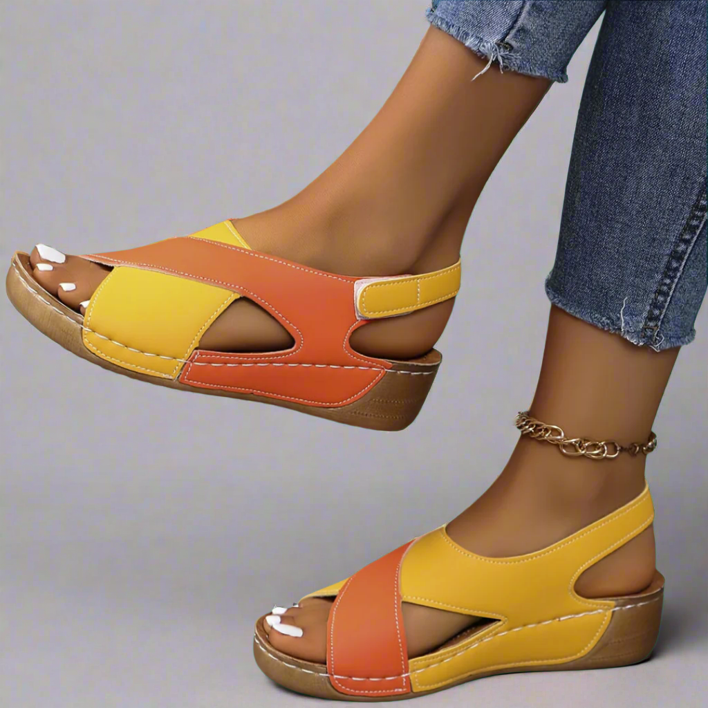 Liadain | Colourblock Orthopedic Sandals