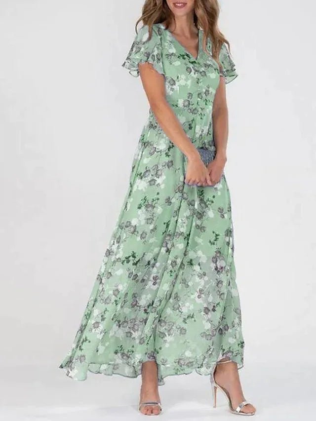 Orla | Elegant Flowing Slimming Dress