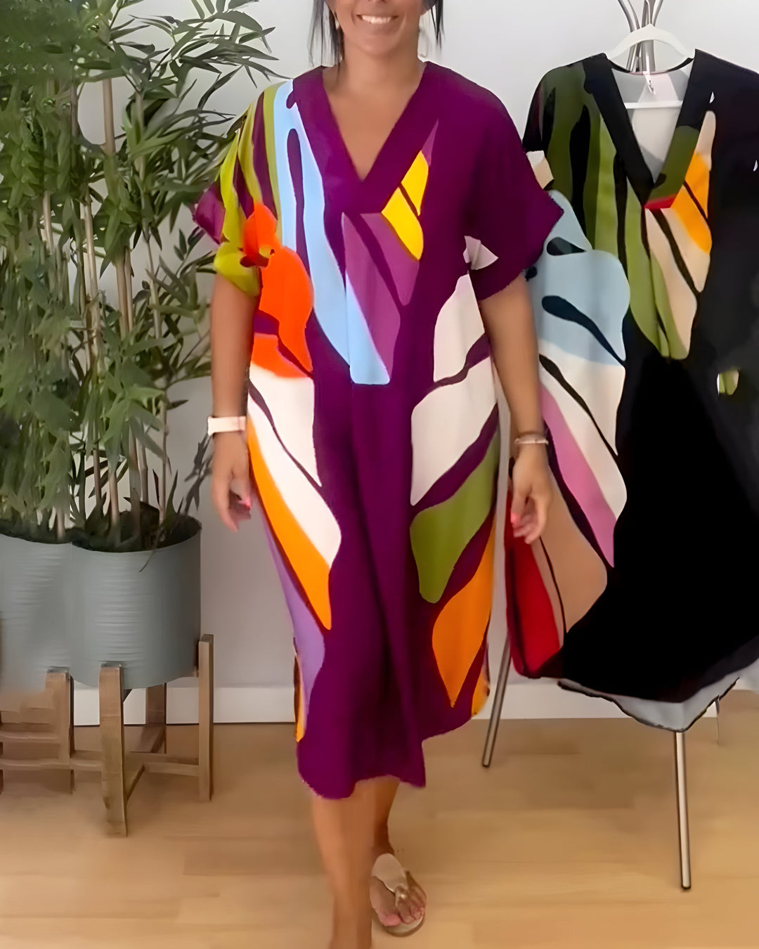 Maeve | Abstract Print Dress