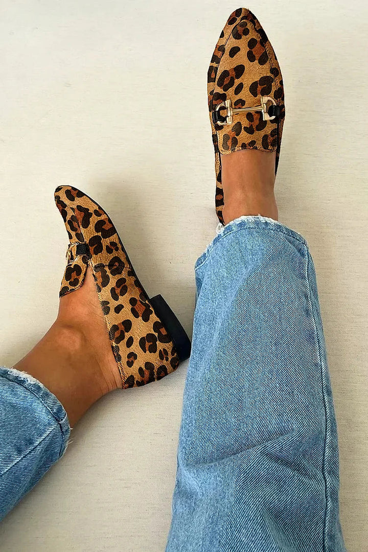 Aisling | Elegant Leopard Loafers