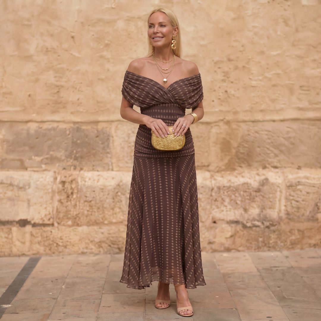 Grainne | Lightweight Geometric Dress