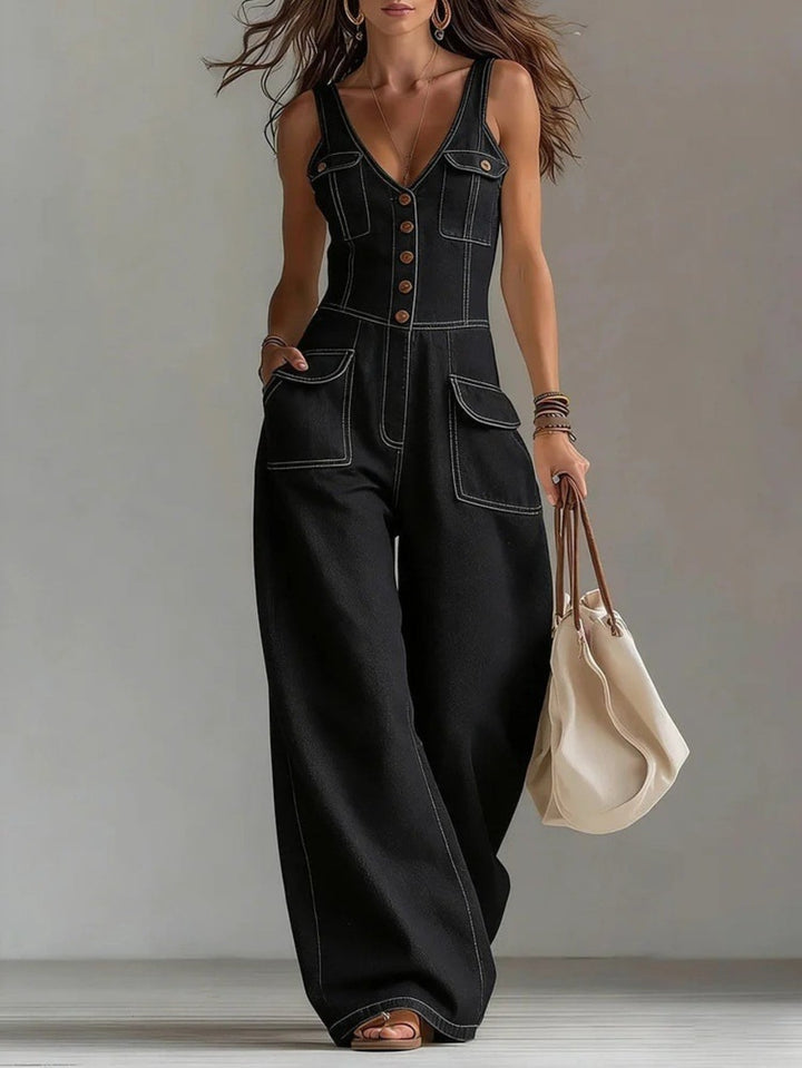 Fiadh | Women’s V-Neck Jumpsuit