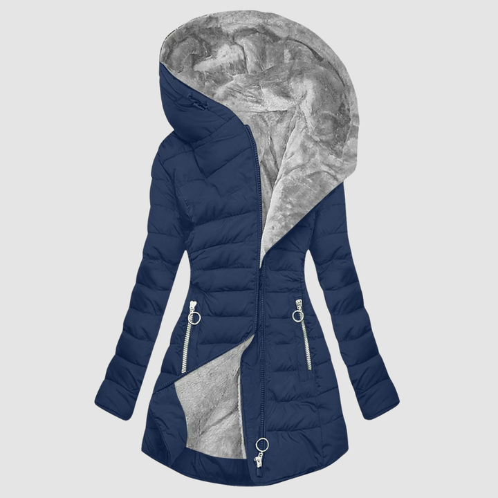 Nora | Comfortable Faux Fur Lined Coat