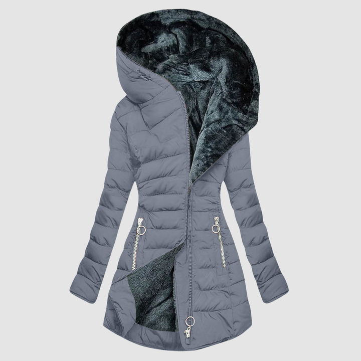Nora | Comfortable Faux Fur Lined Coat