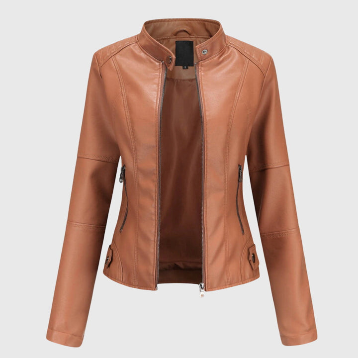 Saoirse | Elegant Leather Jacket for Women