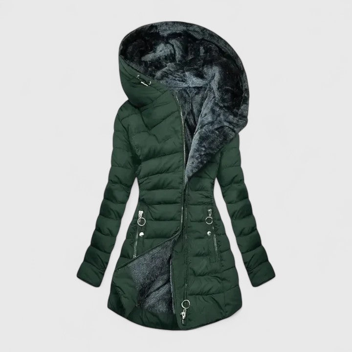 Nora | Comfortable Faux Fur Lined Coat