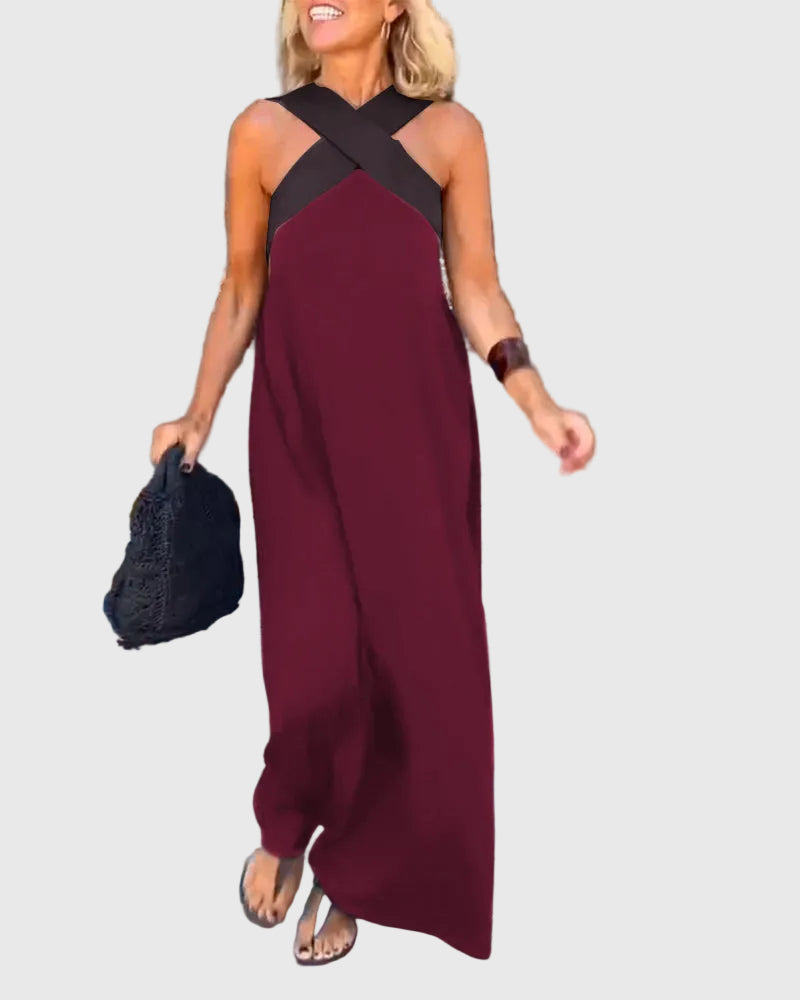 Deirdre | Elegant Flowing Maxi Dress