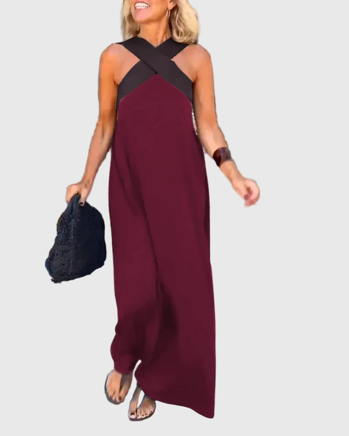Deirdre | Elegant Flowing Maxi Dress