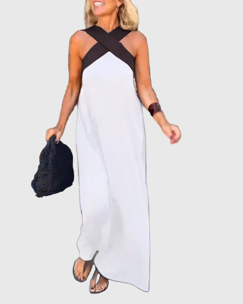 Deirdre | Elegant Flowing Maxi Dress
