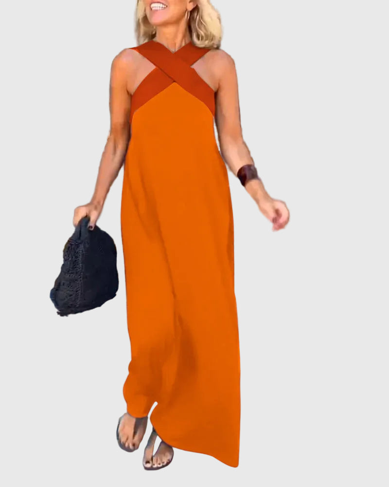Deirdre | Elegant Flowing Maxi Dress