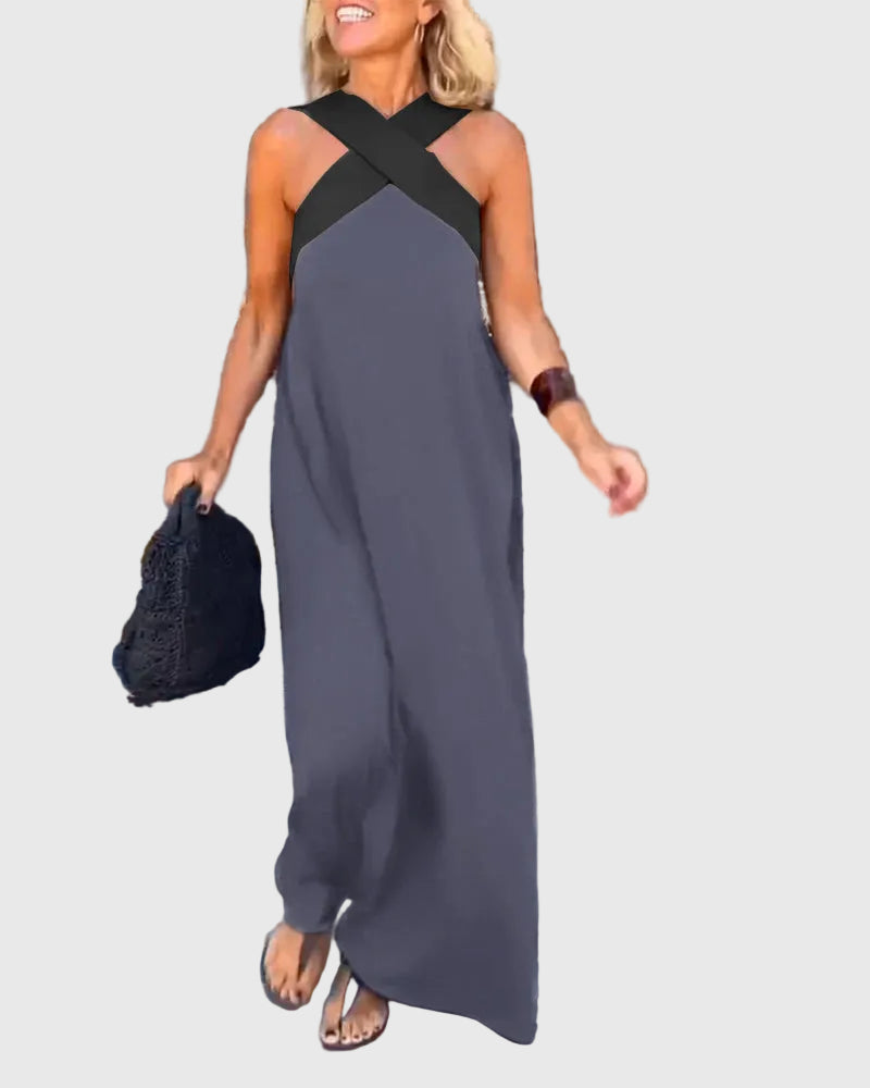 Deirdre | Elegant Flowing Maxi Dress