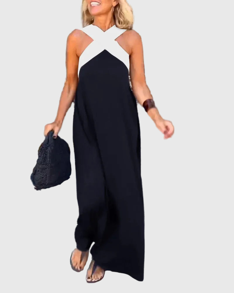 Deirdre | Elegant Flowing Maxi Dress