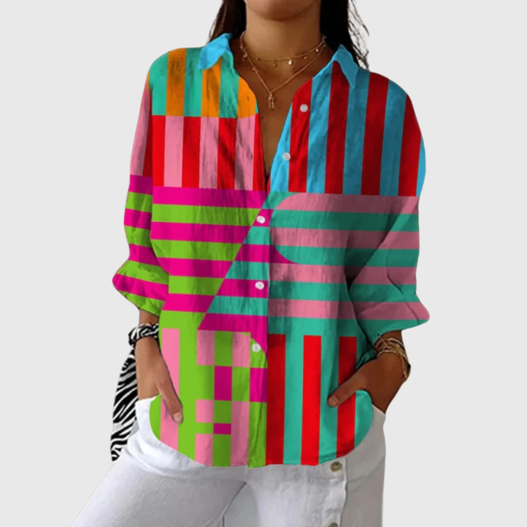 Fionnuala | Lightweight Printed Blouse