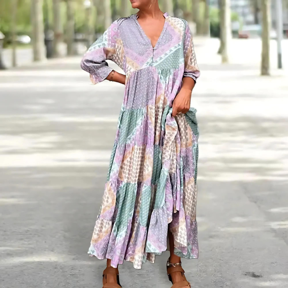 Labhaoise | Elegant Printed Dress