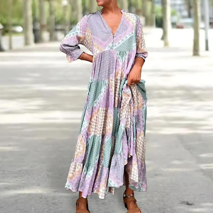Labhaoise | Elegant Printed Dress