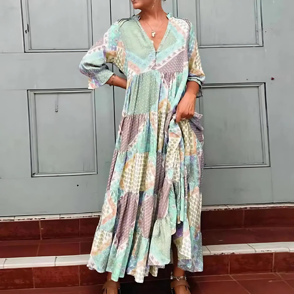 Labhaoise | Elegant Printed Dress
