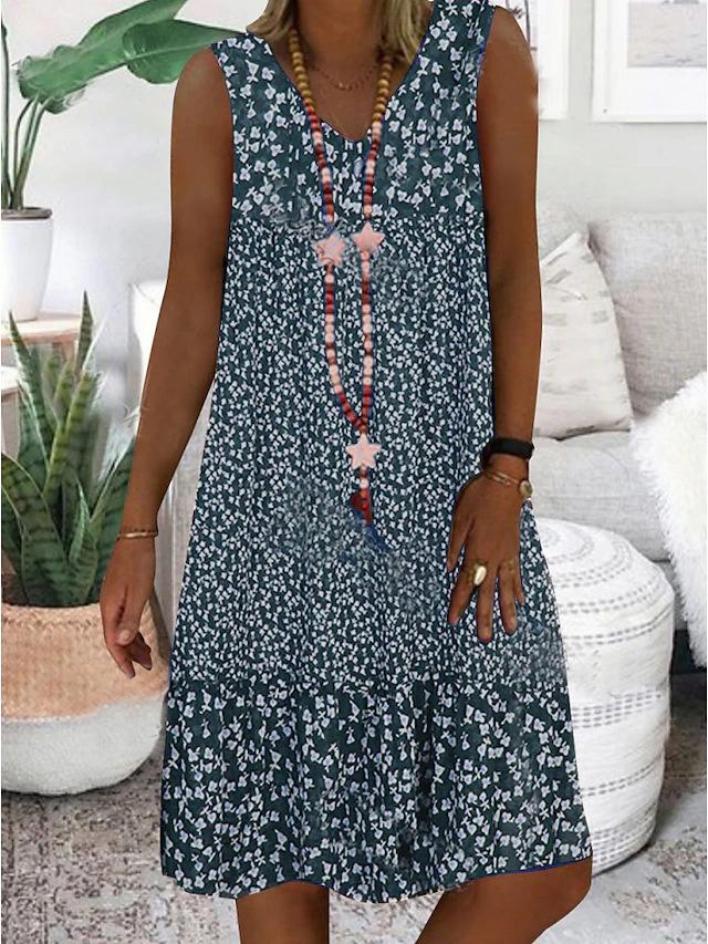 Aisling | Sleeveless V-Neck Dress