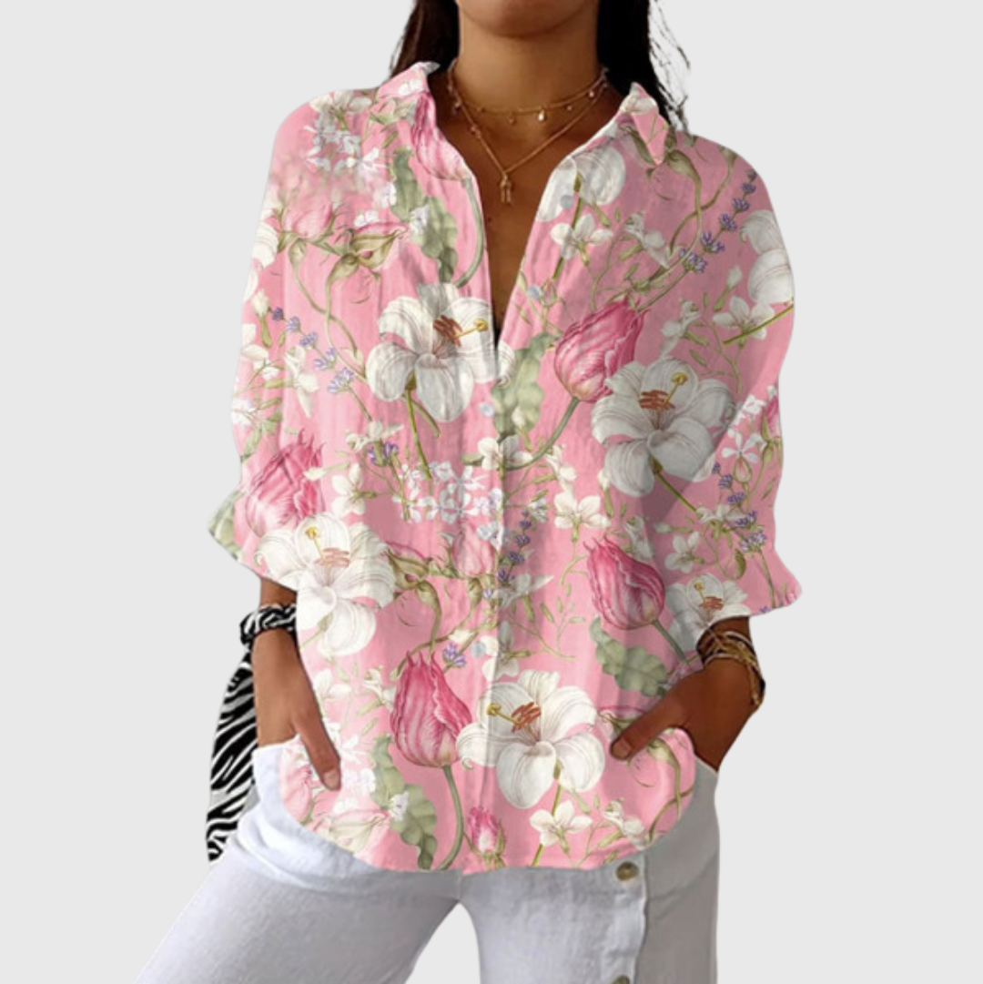 Nessa | Lightweight Printed Blouse