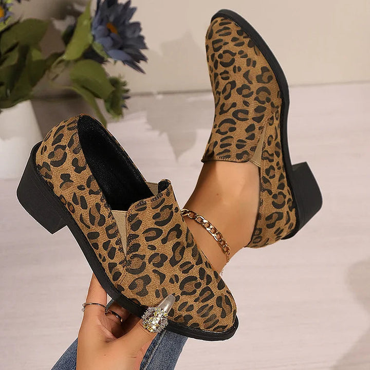 Fionnuala | Leopard Loafers