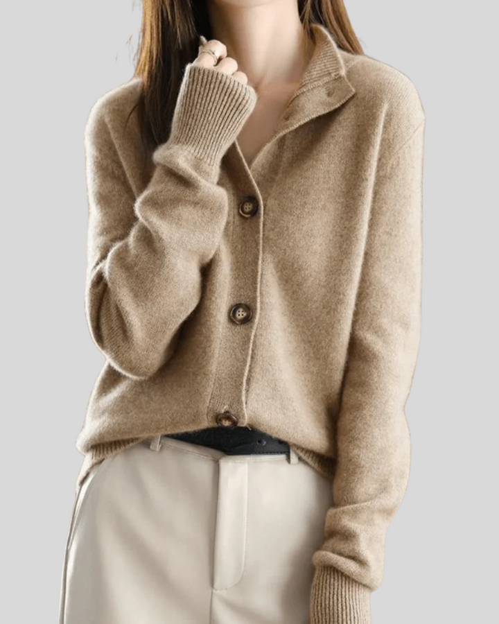 Saoirse | Retro-Style Cashmere Cardigan