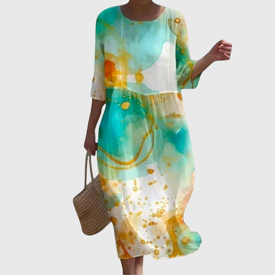 Aoife | Elegant Floral Maxi Dress