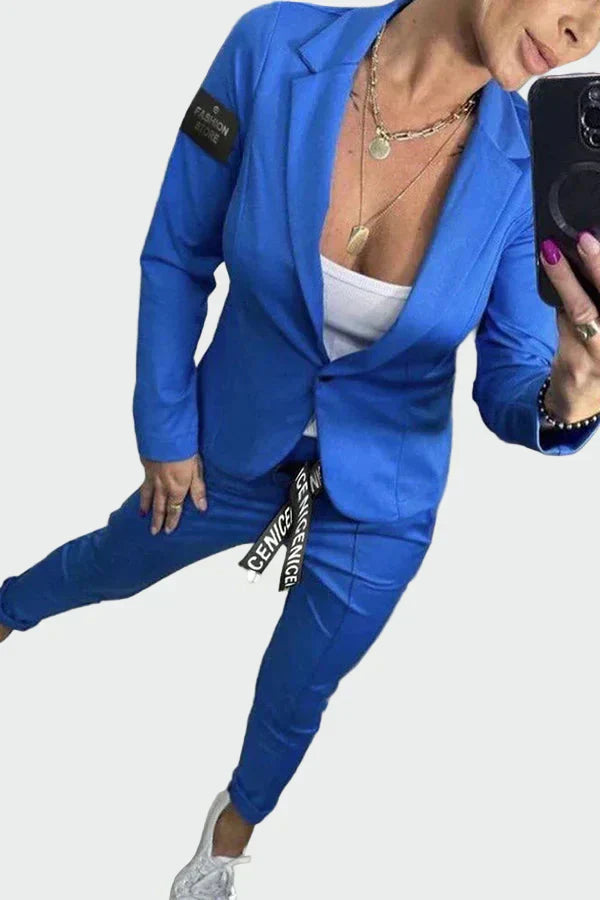 Bebhinn | Women's Loose-Fitting Trouser and Blazer Set