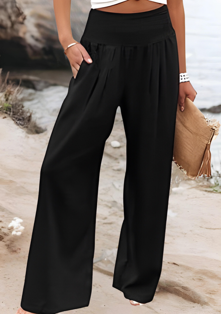 Fionnuala | Wide-Leg Beach Trousers