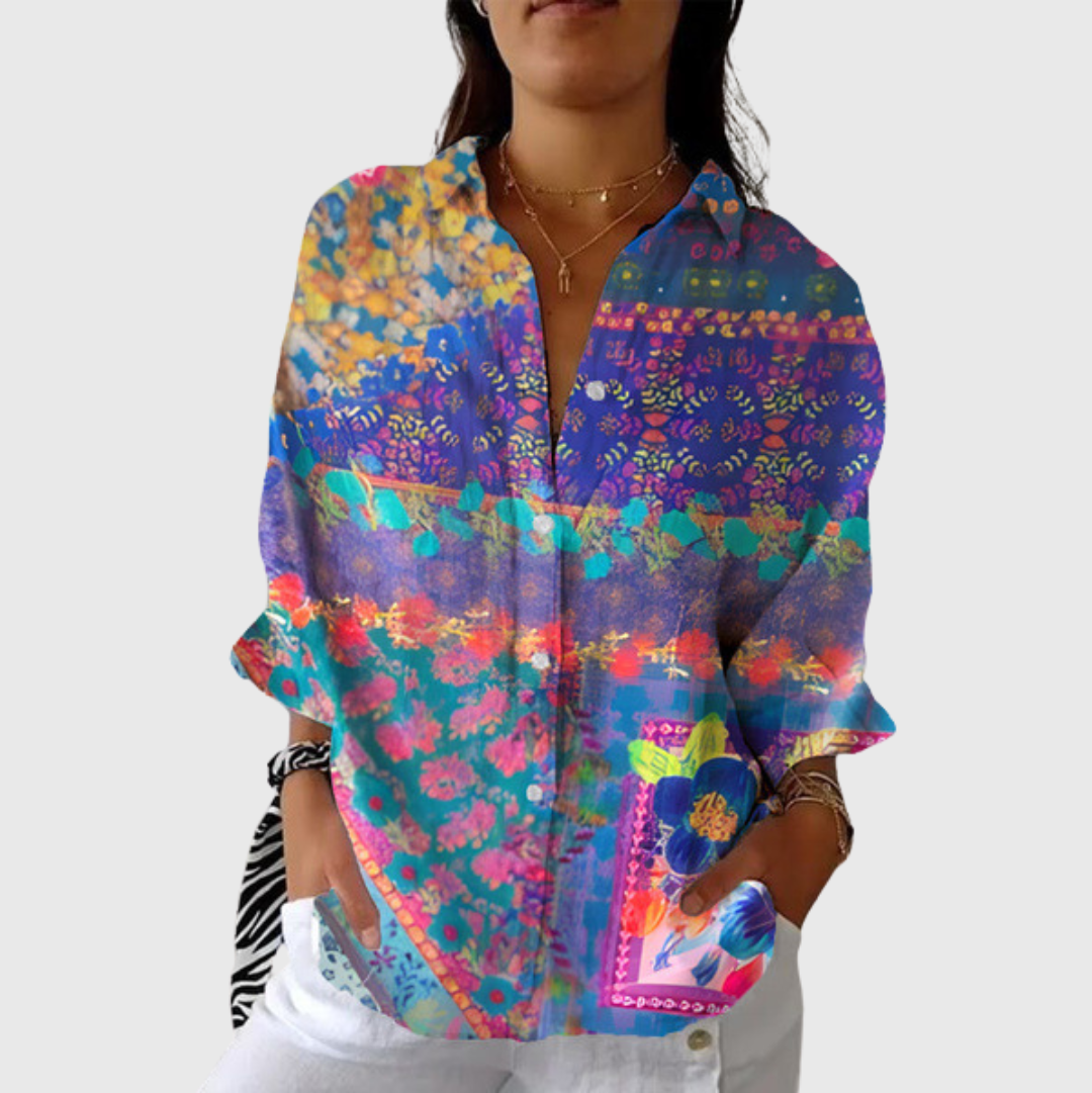Iseult | Lightweight Printed Blouse