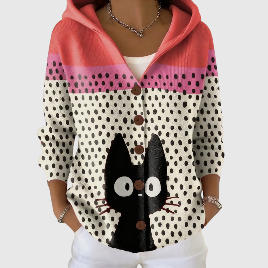 Nessa| Hooded Knit Comfort Cardigan