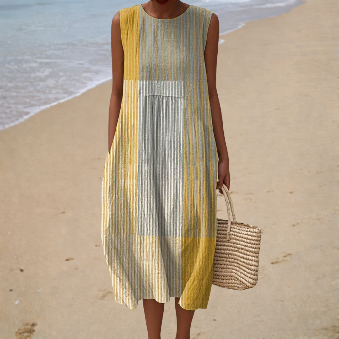 Odharnait | Comfortable Sleeveless Summer Dress