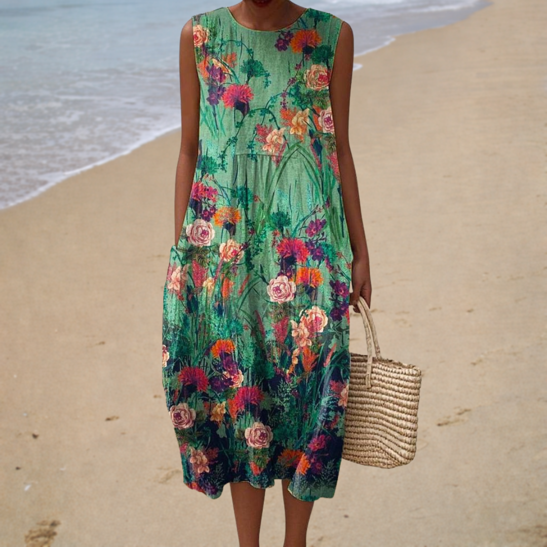 Gobnait | Comfortable Sleeveless Summer Dress
