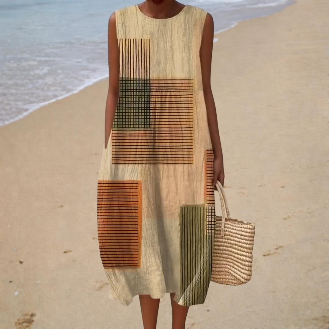 Lasairfhíona | Comfortable Sleeveless Summer Dress