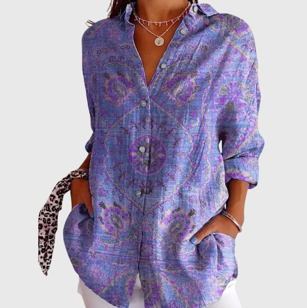 Grainne | Lightweight Printed Blouse